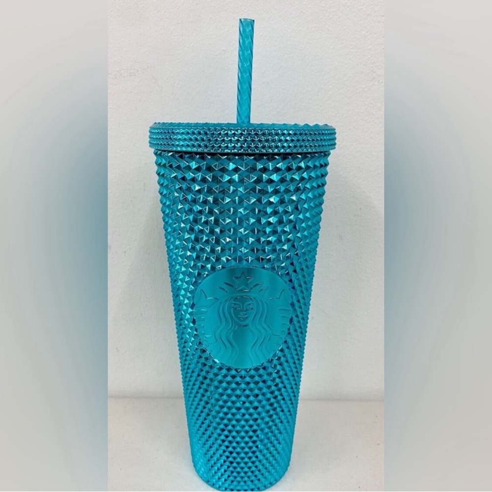 Starbucks Summer 2023 Blue Studded Tumbler (24oz.)